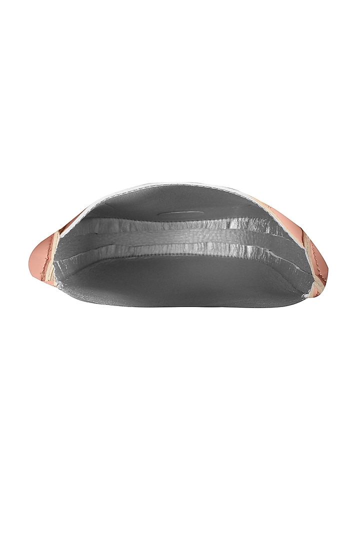 Blush Pink Faux Leather Sling Bag by The House Of Ganges at Pernia's Pop Up Shop