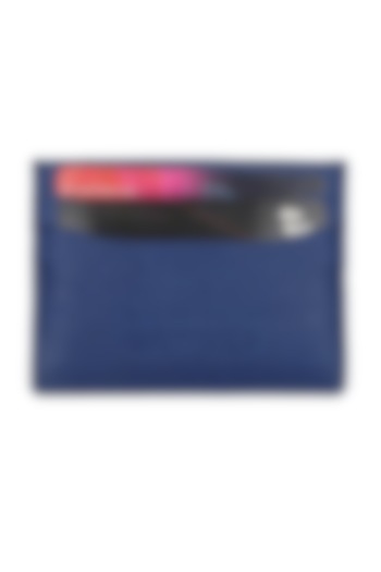 Oxford Blue Faux Leather Card Holder by The House Of Ganges Men