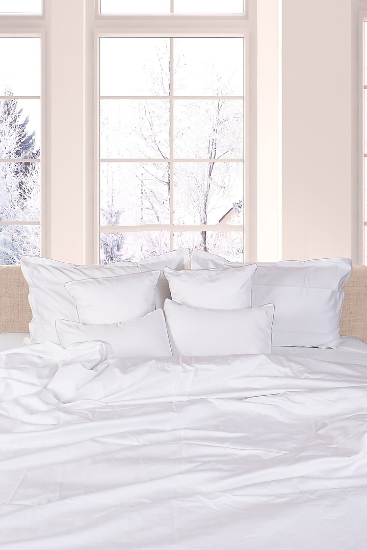 Arctic White Duvet Cover by The Linen Factory at Pernia's Pop Up Shop