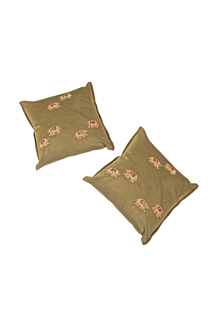 Elephas Maximus Cushion by The Linen Factory at Pernia's Pop Up Shop