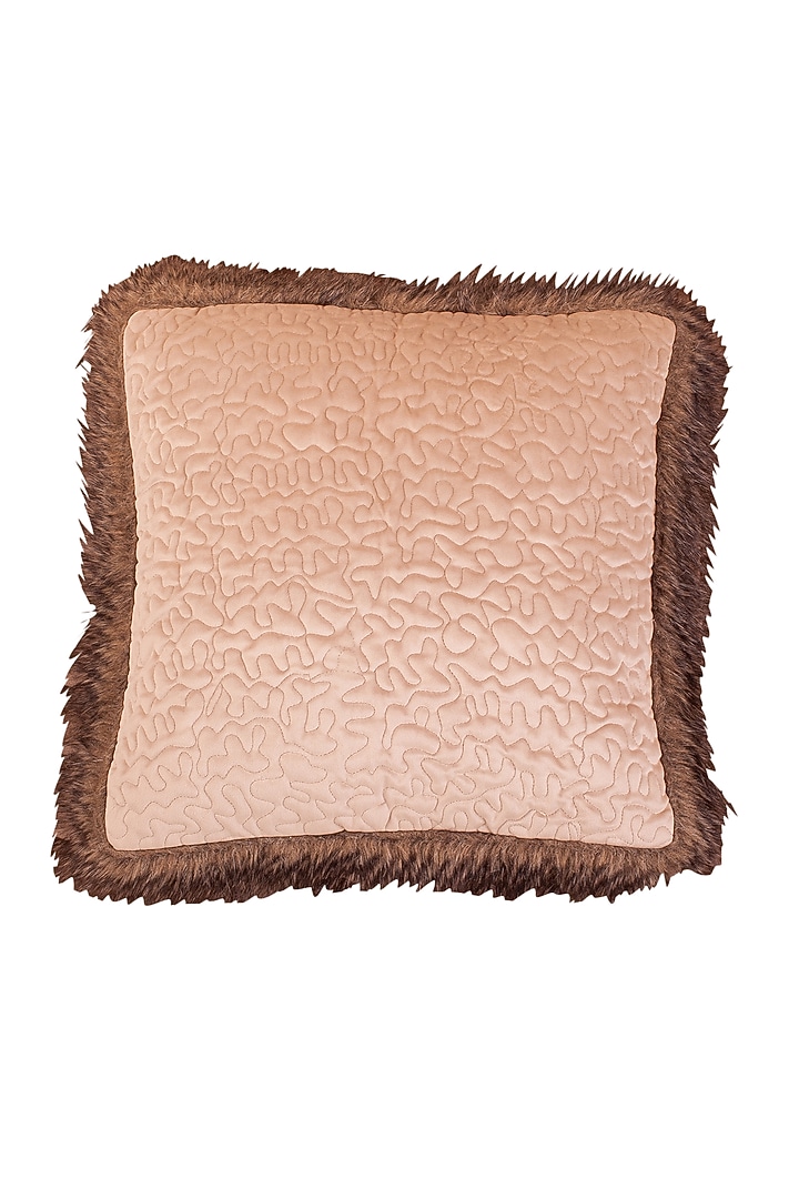 TLF Fur Trim Cushion by The Linen Factory at Pernia's Pop Up Shop