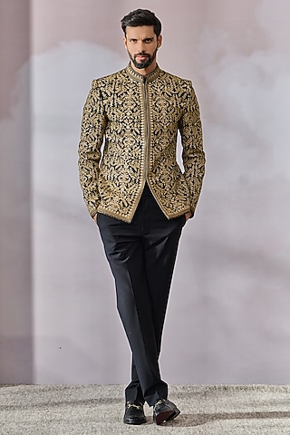 新品SALE☆ TARUN TAHILIANI シルクジャケット インド製