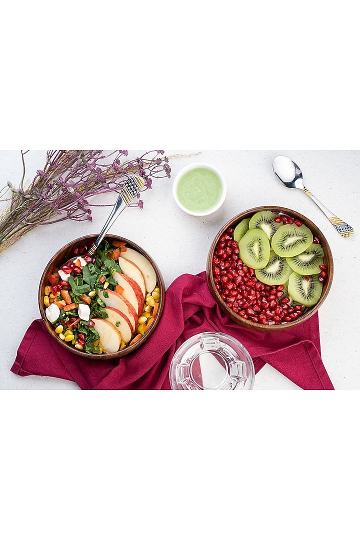 Brown Rosewood Bowl Set by Think Artly at Pernia's Pop Up Shop