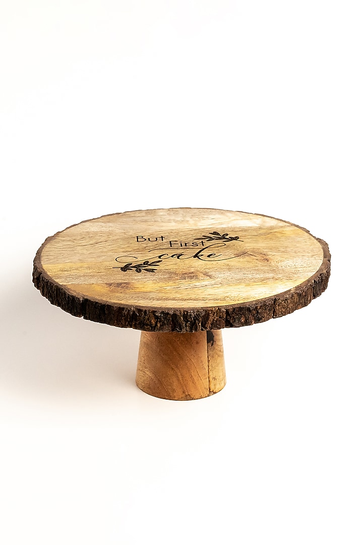 Brown Mango Wood Cake Stand by Think Artly at Pernia's Pop Up Shop