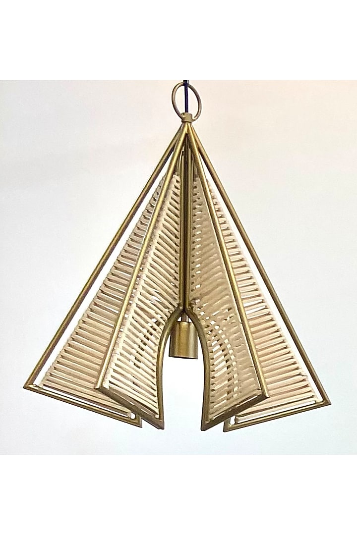 Natural Cane Quad Pendant Light by The house of trendz at Pernia's Pop Up Shop