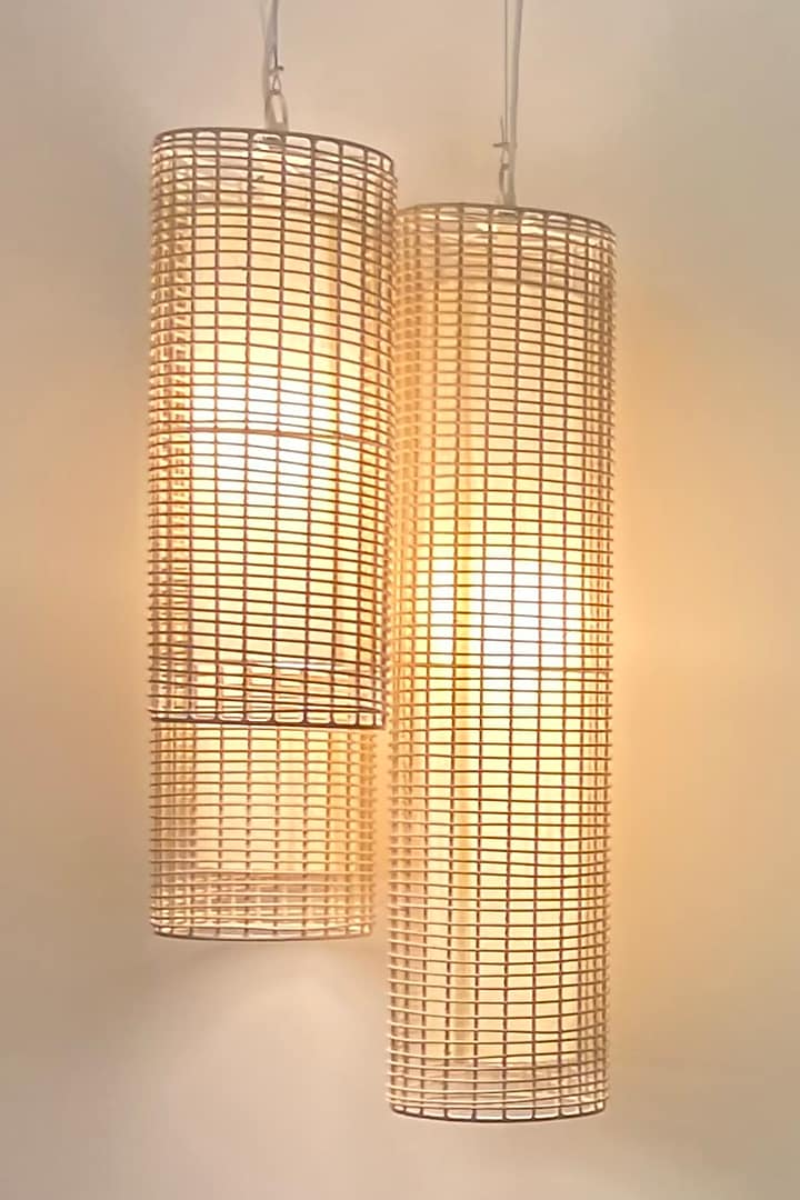 Bamboo Pillar Pendant Lights (Set of 3) by The house of trendz at Pernia's Pop Up Shop