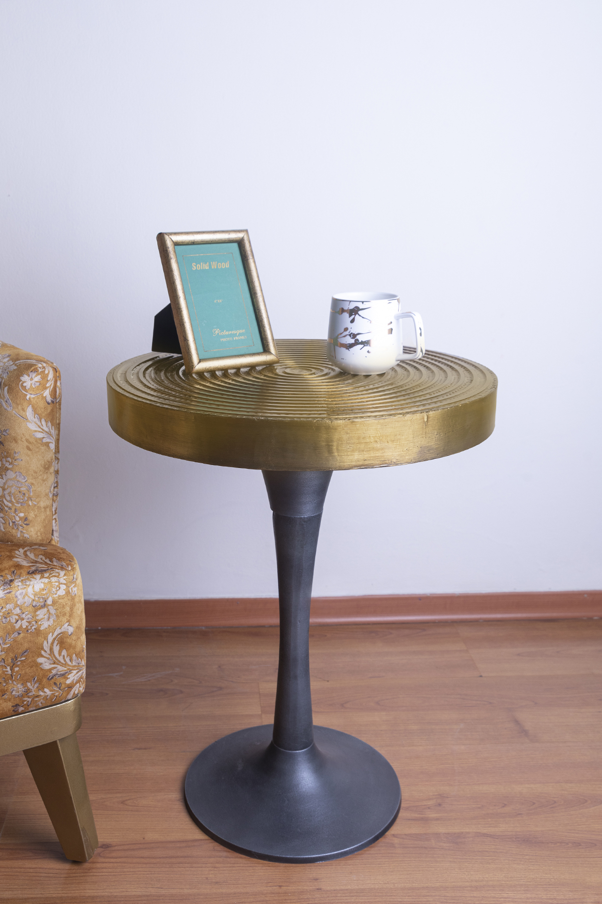 Charcoal Grey Slim Tapered Table by The house of trendz at Pernia's Pop Up Shop