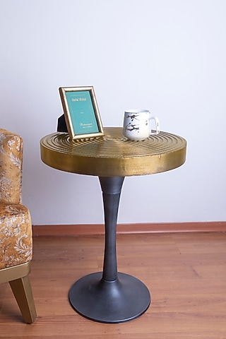 Charcoal Grey Slim Tapered Table by The house of trendz