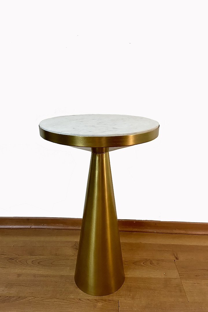 Gold & White Iron Table by The house of trendz at Pernia's Pop Up Shop