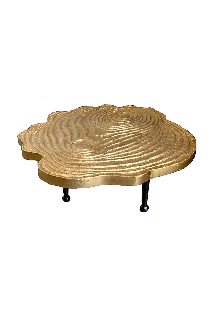 Gold & Black Aluminium Cake Stand by The house of trendz