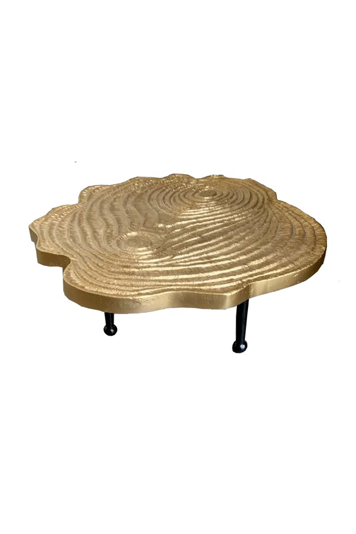 Gold & Black Aluminium Cake Stand by The house of trendz at Pernia's Pop Up Shop