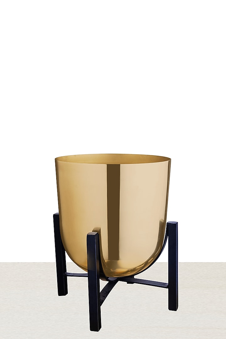 Gold Iron Table Planter by The house of trendz at Pernia's Pop Up Shop
