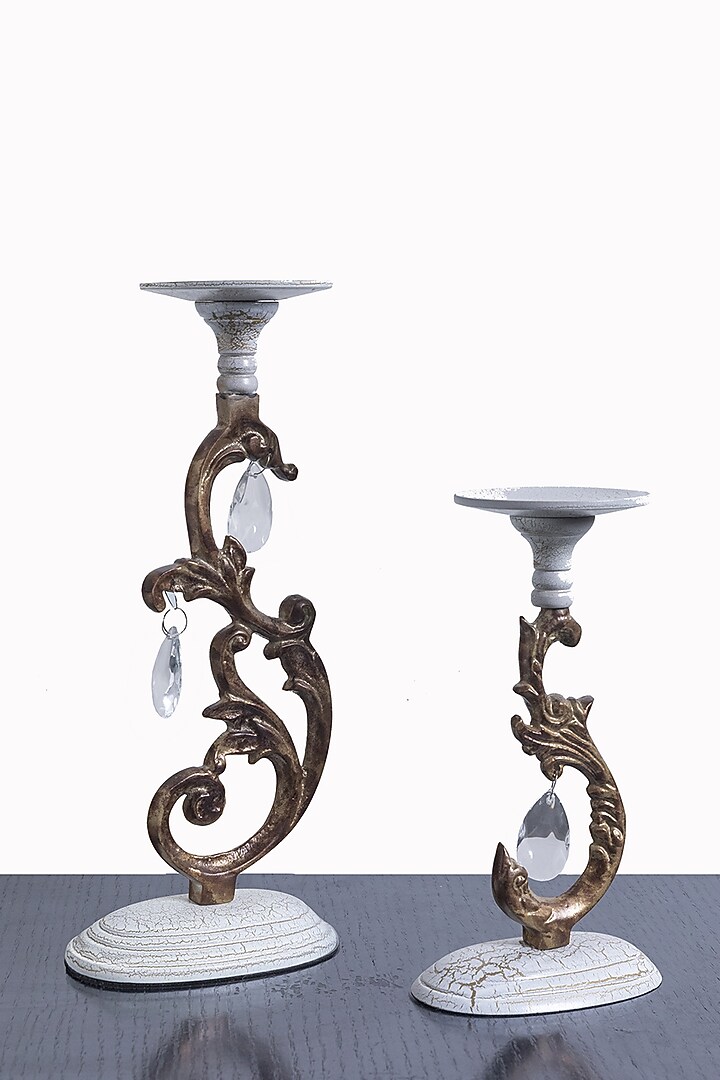 Gold & Crystal Candle Stand by The house of trendz at Pernia's Pop Up Shop
