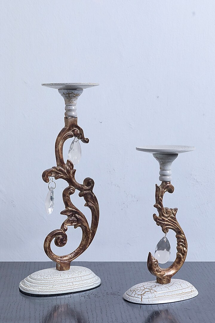 Gold & Crystal Candle Stand by The house of trendz at Pernia's Pop Up Shop