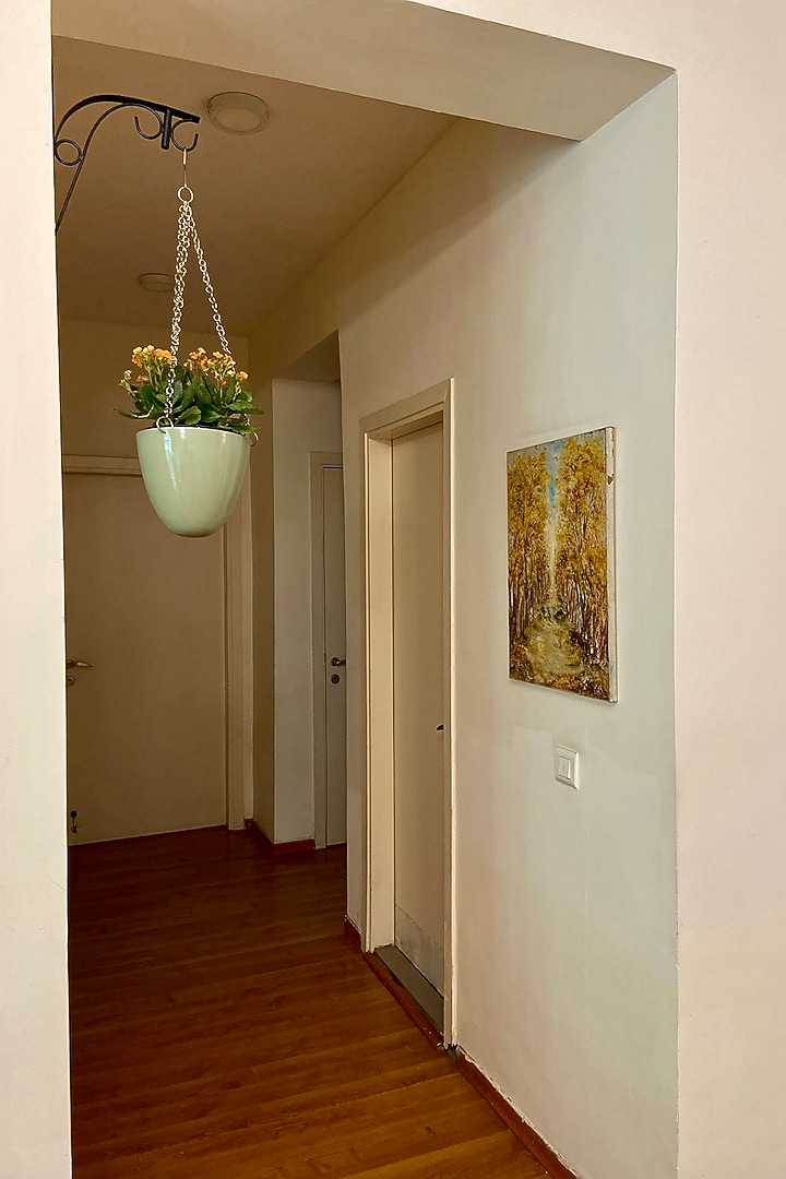 Green Metal Wall Hanging Planter by The house of trendz at Pernia's Pop Up Shop