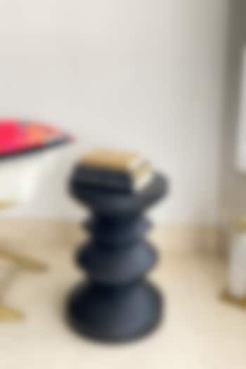 Matte Black Metal Side Table by The house of trendz at Pernia's Pop Up Shop