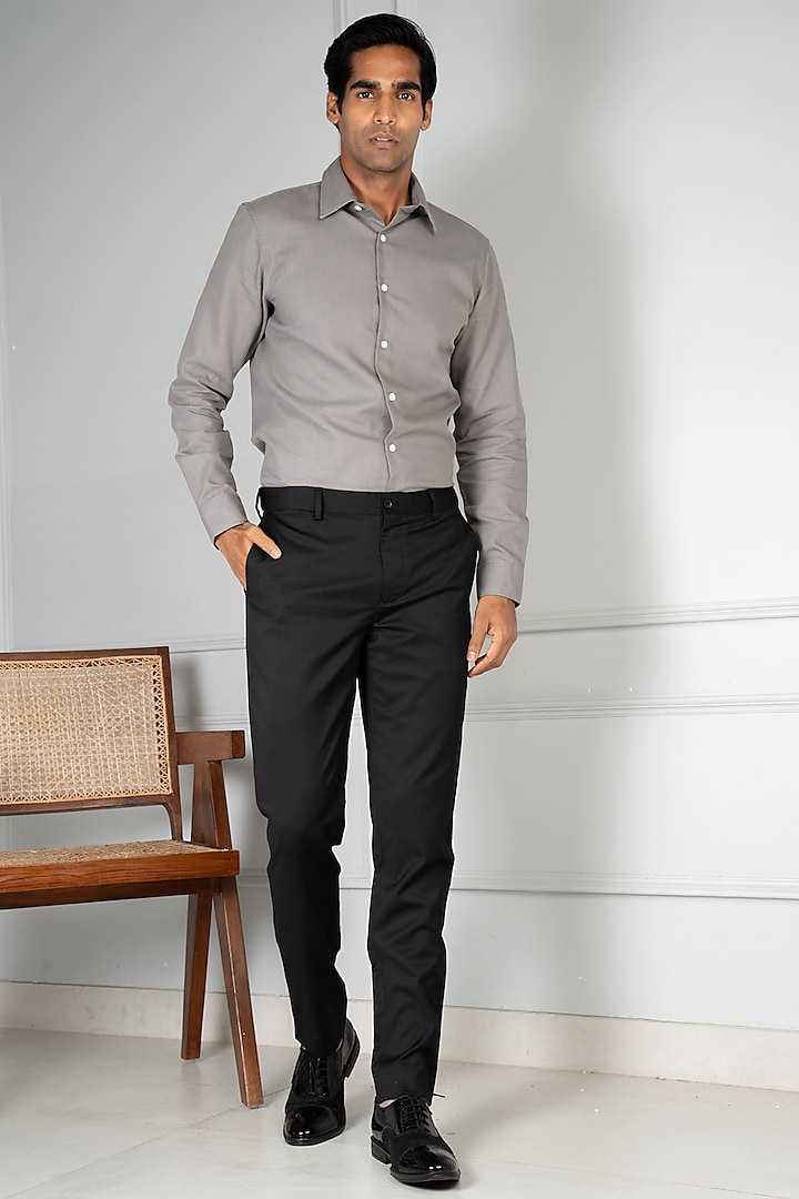 Blackout Premium Merino Wool Pants (Slim Fit) by THE PANT PROJECT