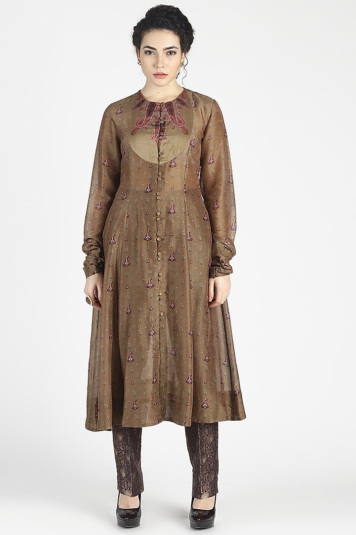 Olive Printed Tunic by House of Three at Pernia's Pop Up Shop