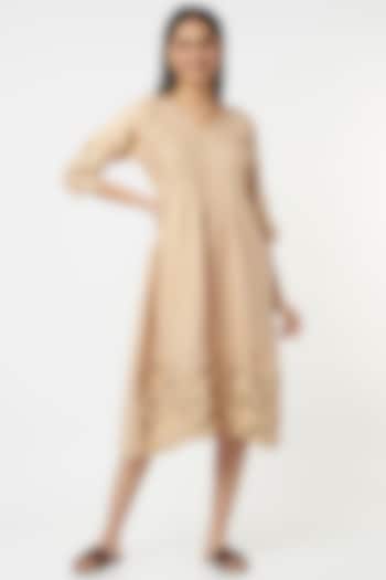 Beige Pure Hemp Kurta by The House of Hemp