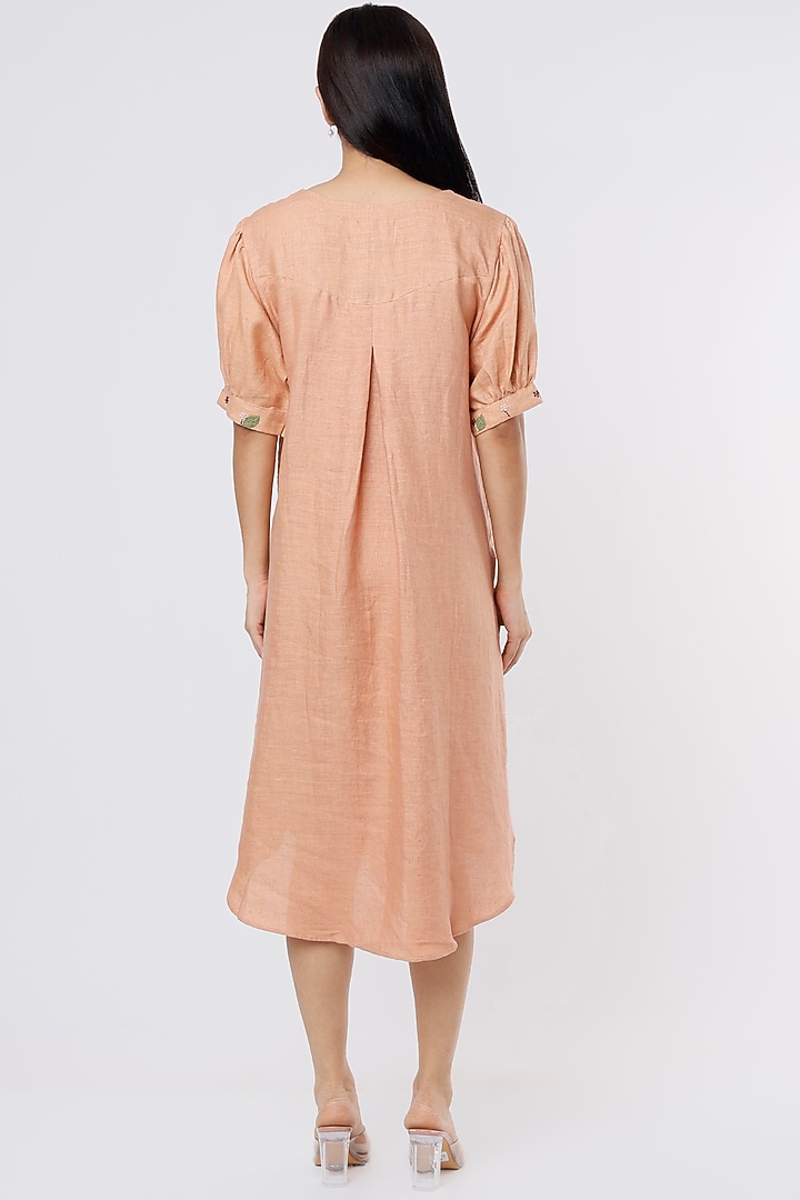 Mud Brown Embroidered Tunic by The House of Hemp at Pernia's Pop Up Shop