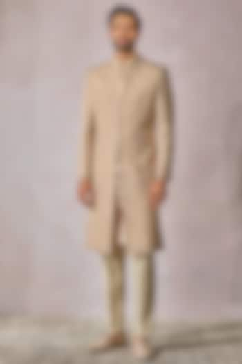 Gold Suiting Sherwani Set by Tarun Tahiliani Men