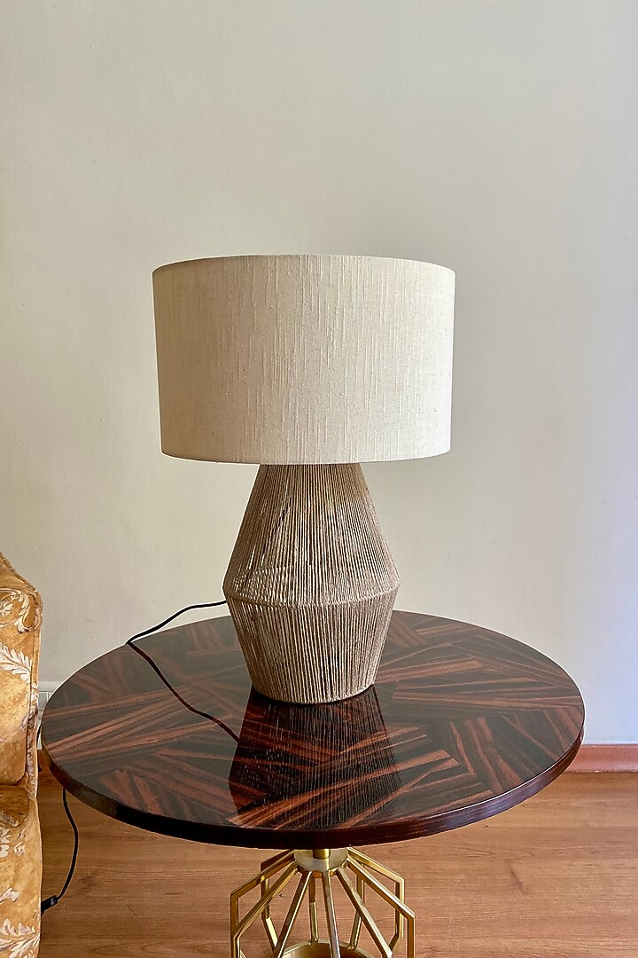 Jute Handcrafted Lamp by The house of trendz at Pernia's Pop Up Shop