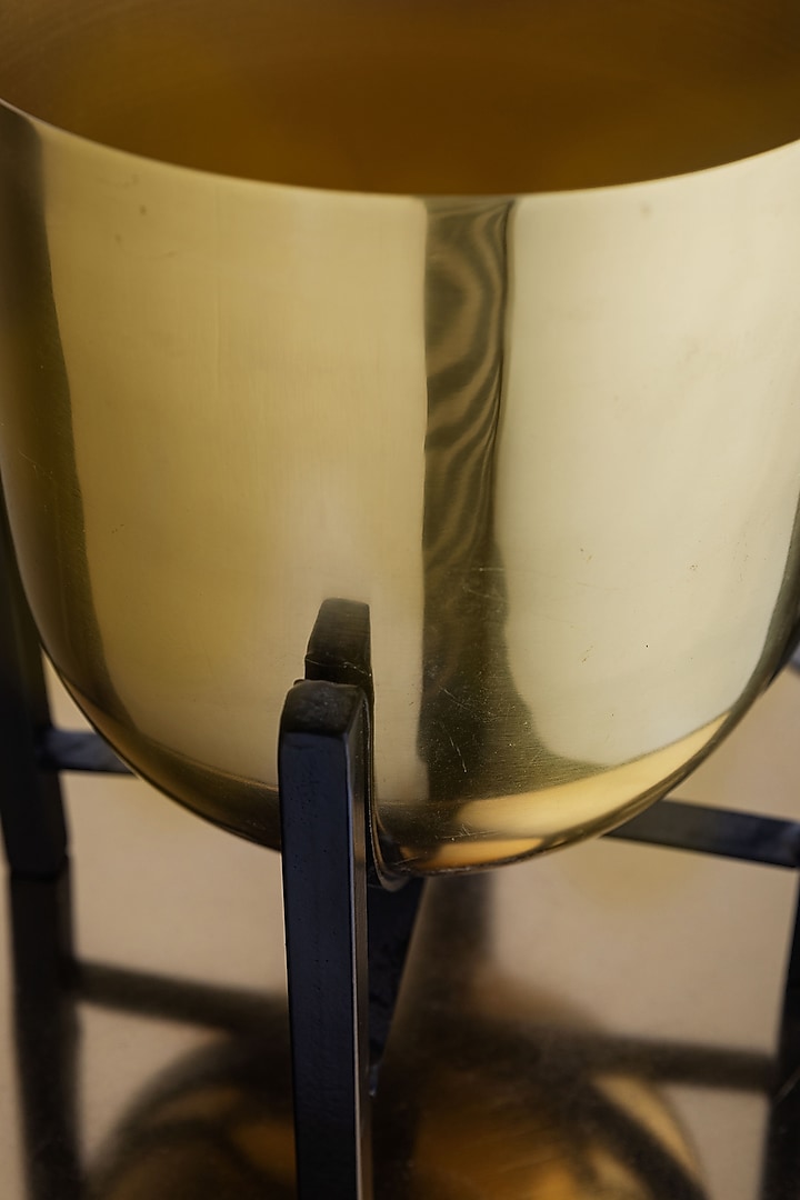 Gold Iron Table Planter by The house of trendz at Pernia's Pop Up Shop