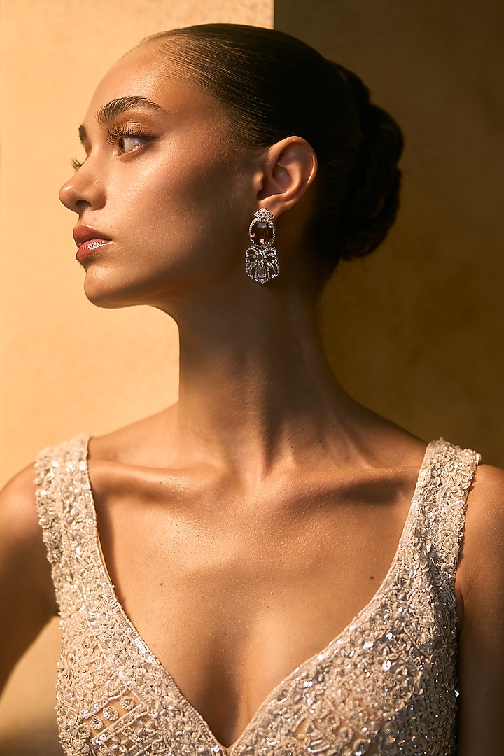 Nude Gold Net Sequin Embroidered Bridal Bridal Lehenga Set by Angad Singh at Pernia's Pop Up Shop