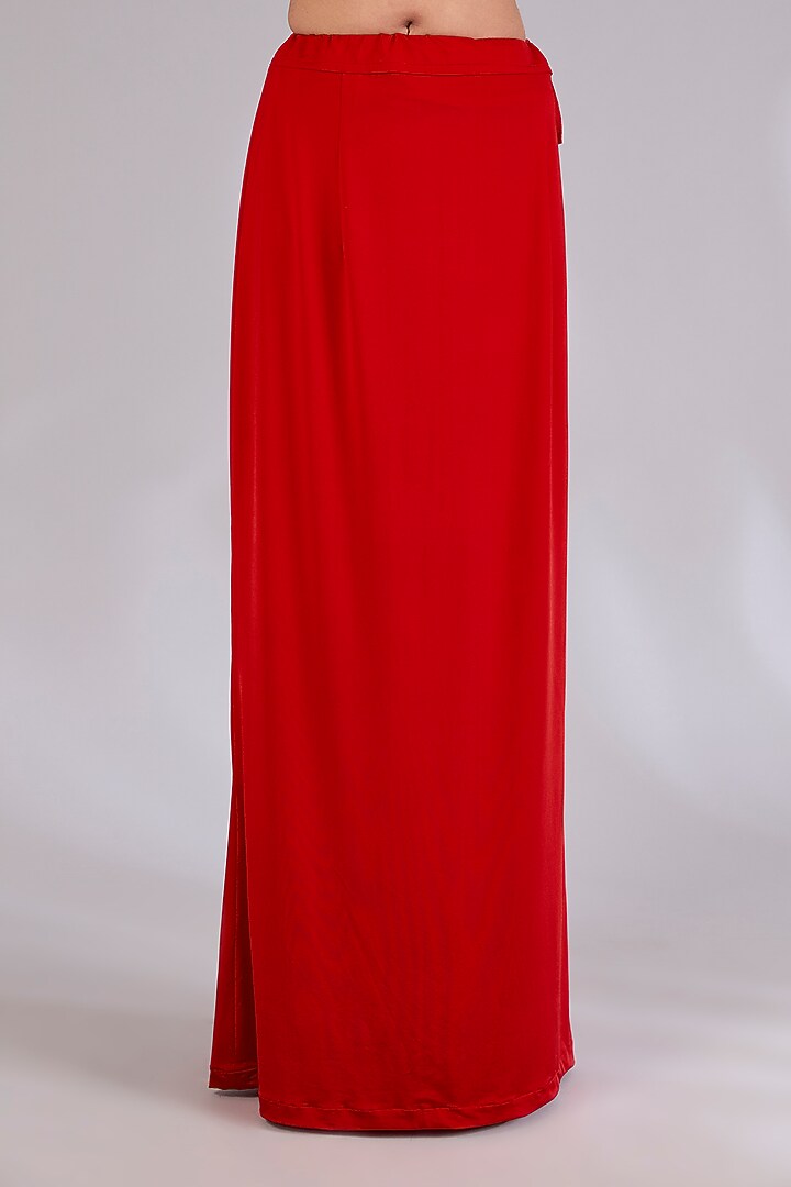 Red Net Wedding Saree Set by Angad Singh at Pernia's Pop Up Shop