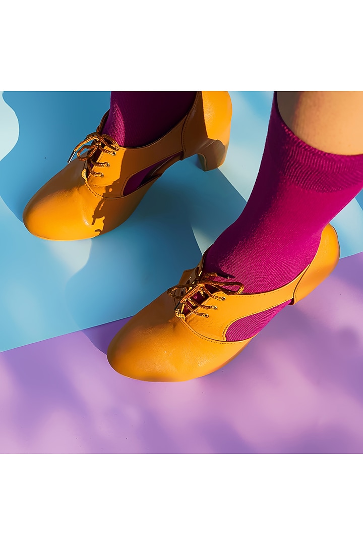 Tan Faux Leather Boots by TIESTA at Pernia's Pop Up Shop