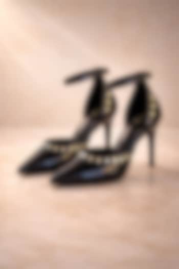 Black Patent Leather Heels by TIESTA at Pernia's Pop Up Shop