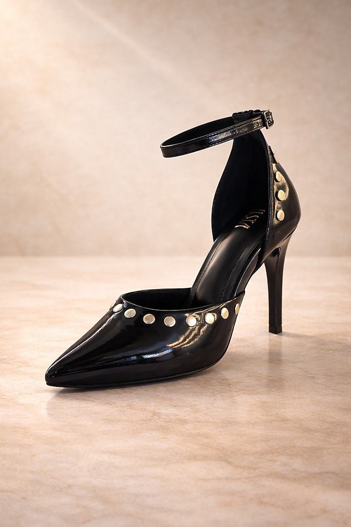 Black Patent Leather Heels by TIESTA at Pernia's Pop Up Shop