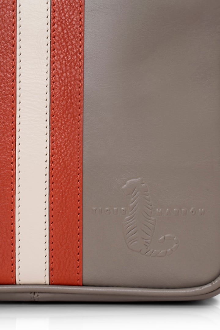 Grey Handcrafted Crossbody Bag by Tiger Marron at Pernia's Pop Up Shop