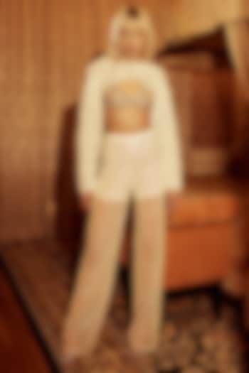 White Sequins Pant Set by Tisharth by Shivani at Pernia's Pop Up Shop