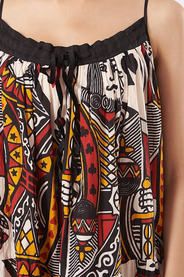 Multi-Colored Cotton Maxi Summer Dress by Tilla at Pernia's Pop Up Shop