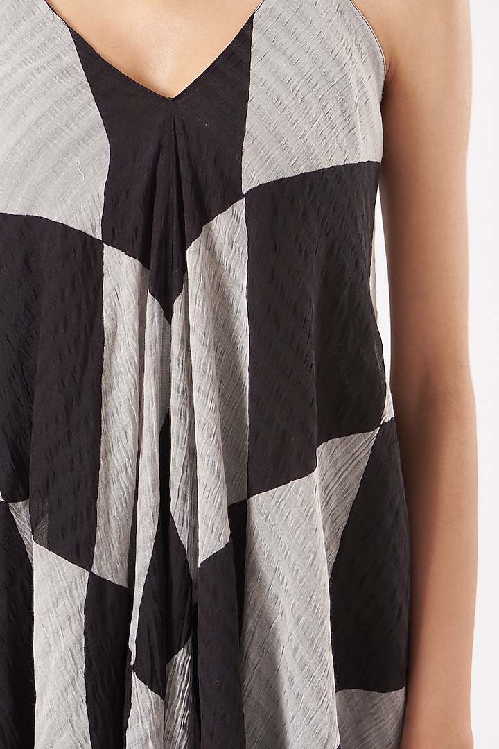 Black & White Printed Spaghetti Summer Dress by Tilla at Pernia's Pop Up Shop