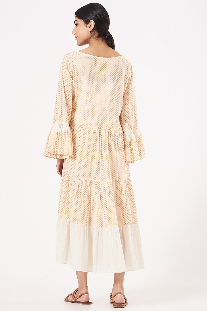Peach Cotton Maxi Summer Dress by Tilla at Pernia's Pop Up Shop