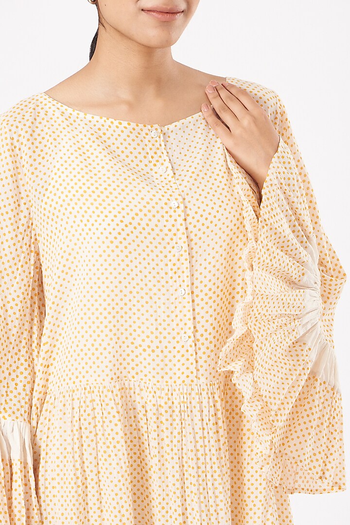 Peach Cotton Maxi Summer Dress by Tilla at Pernia's Pop Up Shop
