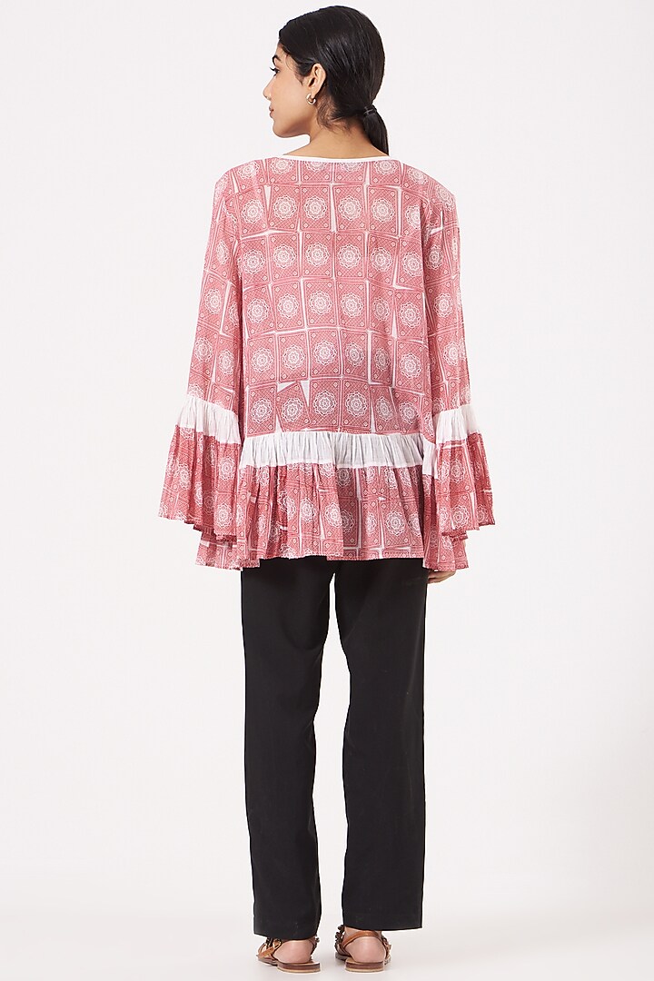 Red Cotton Top by Tilla at Pernia's Pop Up Shop