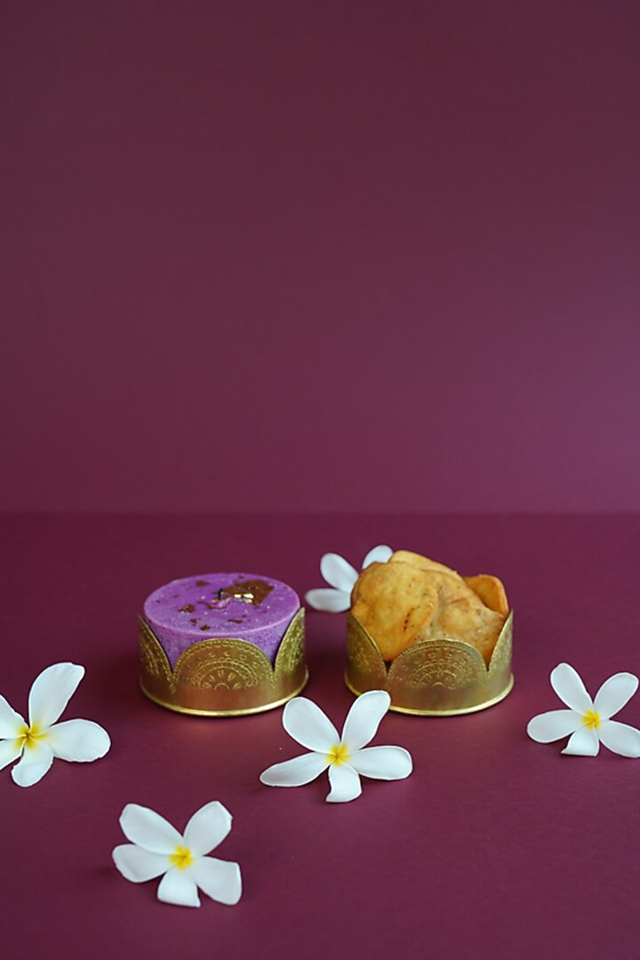 Gold Brass Scallop Holder by The India Craft Project at Pernia's Pop Up Shop
