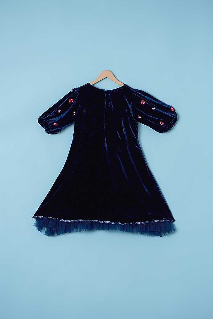 blue dress for baby girl Bebe Women's Tiered Plunge Neck Lurex Midi Dress main image 0