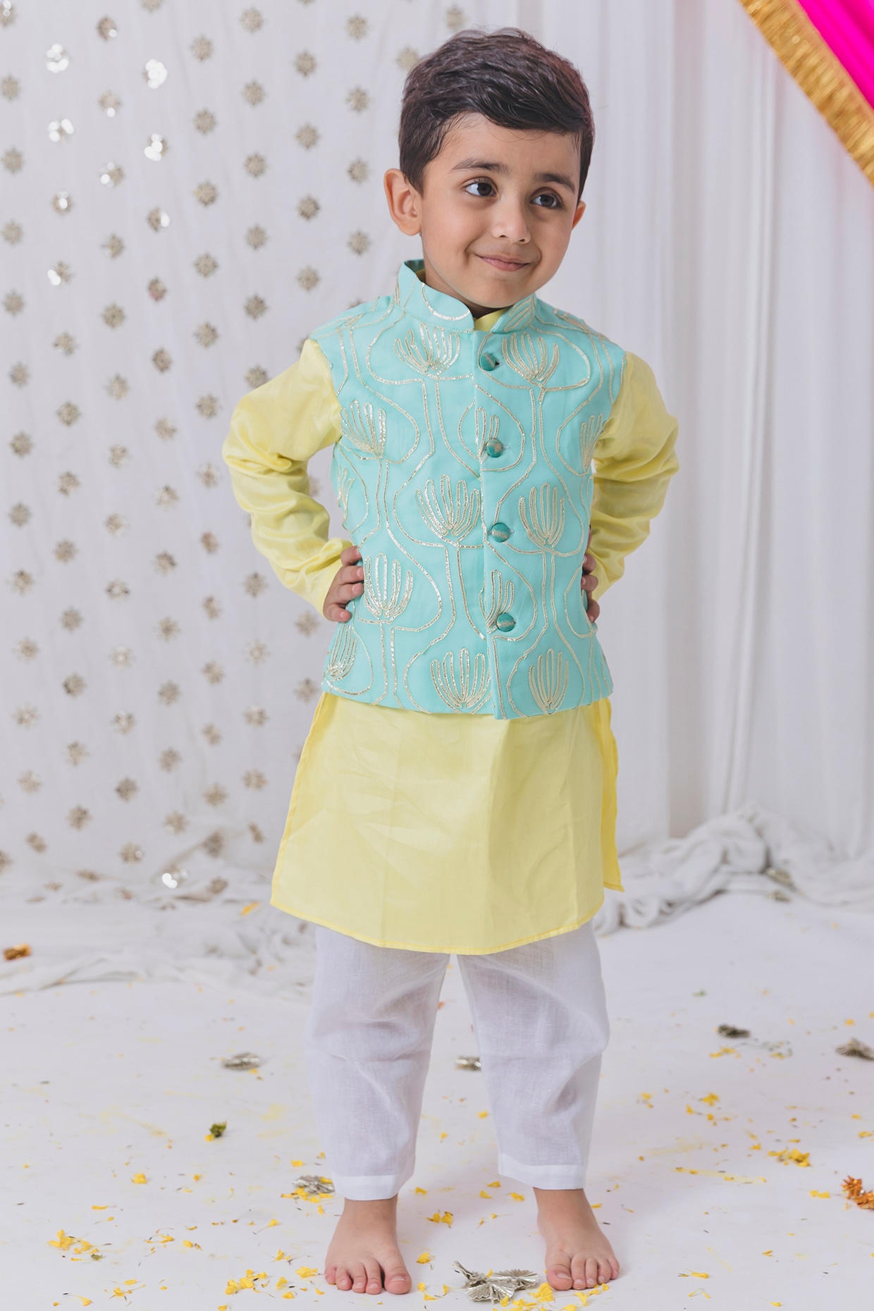 DHRUVAM NEHRU JACKET - SAGE GREEN – Studio East6