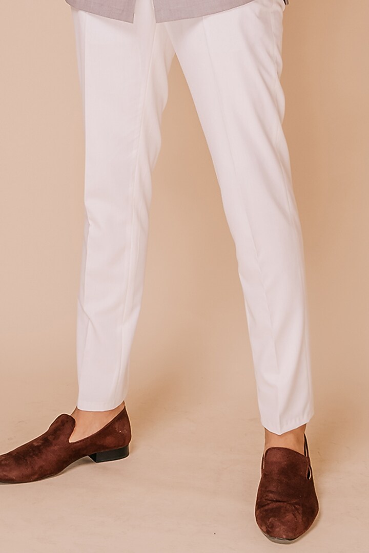 Mauve Embroidered Groom Indowestern Set by TISASTUDIO at Pernia's Pop Up Shop