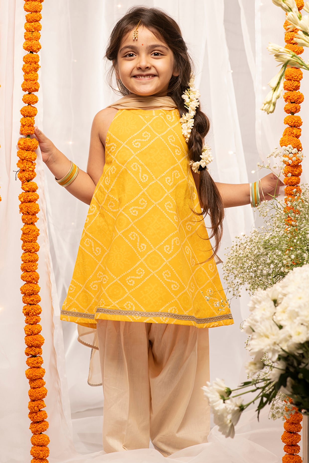 Yellow dress for hot sale 4 year girl