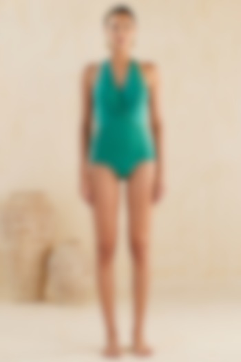 Jade Polyamide & Elastane Swimsuit by Tizzi at Pernia's Pop Up Shop