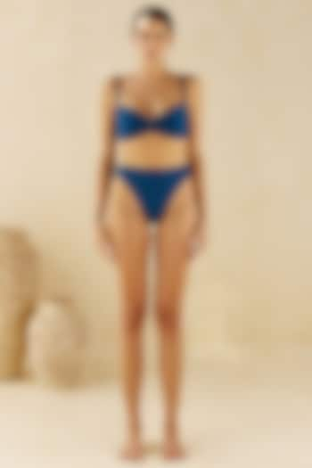 Starlight Blue Polyamide & Elastane Bikini Set by Tizzi at Pernia's Pop Up Shop