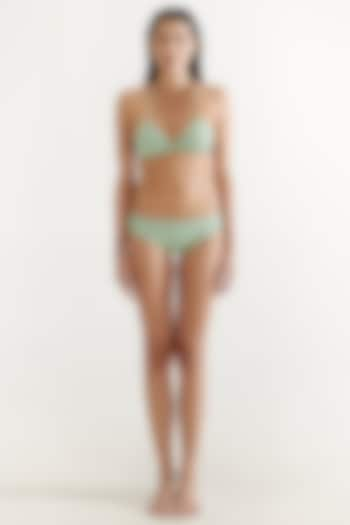 Sage Green Polyamide & Elastane Bikini Set by Tizzi at Pernia's Pop Up Shop