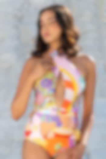 Multi-Colored Polyamide & Elastane Swimsuit by Tizzi