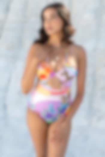 Multi-Colored Polyamide & Elastane Swimsuit by Tizzi