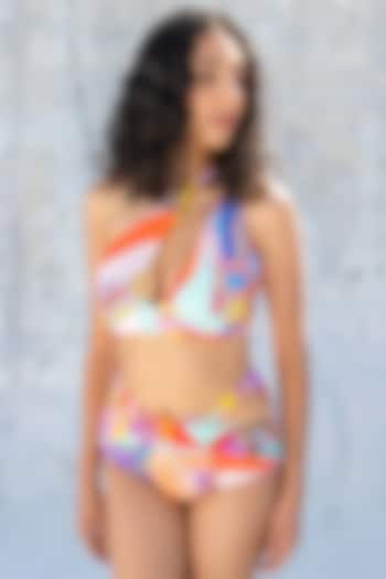 Multi-Colored Polyamide & Elastane Bikini Set by Tizzi